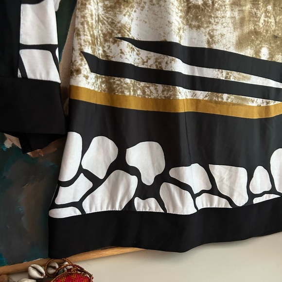 Ness Multicolor Abstract Floral Women's Top Smal - Picture 9 of 15